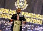 Djohar Arifin Lantik Pengurus PSSI Sulsel