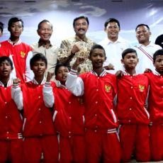 Menpora Doakan Tim Yamaha U-13 Indonesia Juara di Malaysia