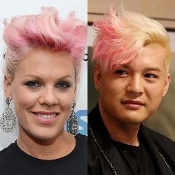 Rambut Merah Jambu Shindong SuJu Vs Pink