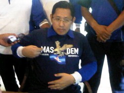 Kenakan Kaus Masdem, Anas Kirim Sinyal Koalisi untuk Nasdem? 