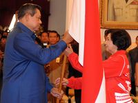 Kontingen Olimpiade Indonesia Dilepas SBY