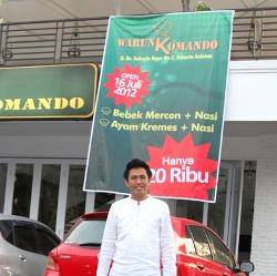 Wow, Eko Patrio Habiskan Rp 20 Miliar Buka WarunKomando