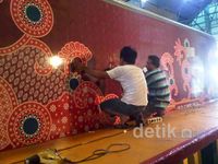 Gerbong Makan KA Sancaka Dibatik
