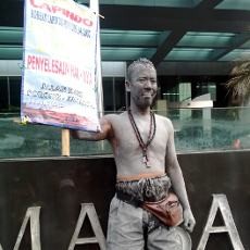 Ke Jakarta Jalan Kaki, Korban Lumpur Lapindo Beraksi di Wisma Bakrie