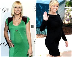 10 Seleb Cantik yang Kompak Hamil di 2012