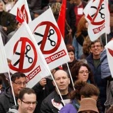 Demo Anti Penghematan di Spanyol Berakhir Ricuh, Enam Orang Luka