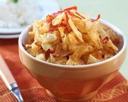 Kriuk-kriuk Ubi Kentang Kering yang Gurih