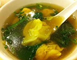 Resep Sup : Sup Pangsit Ayam