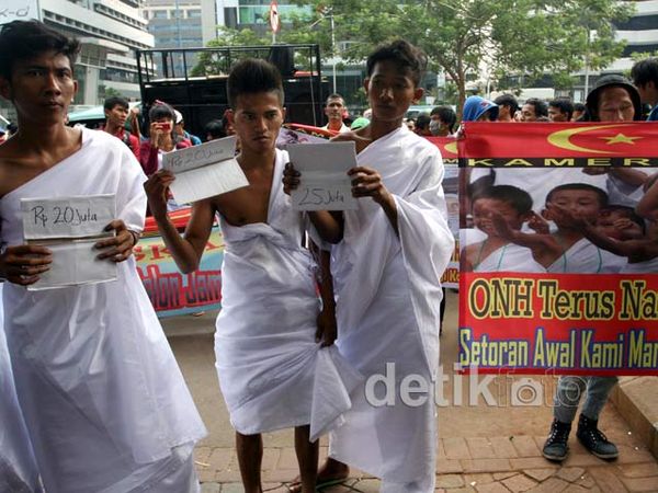 Demo Kasus Dana Ibadah Haji di KPK