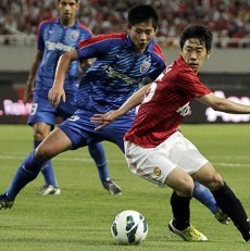 Gol Tunggal Kagawa Bawa MU Kalahkan Shanghai Shenhua