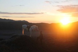 Detik-detik Bangkitnya Surya di Puncak Bromo