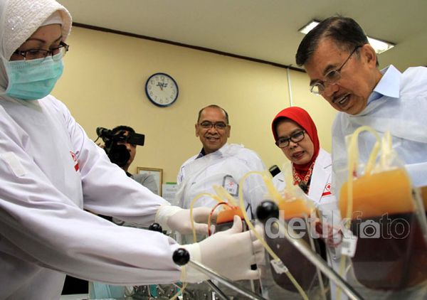 JK Tinjau Persediaan Darah  untuk Ramadan