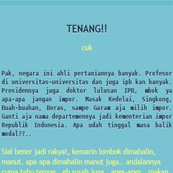Protes Impor Kedelai, Situs Kementerian Pertanian Dibobol