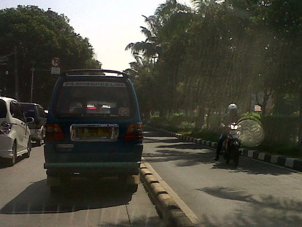 Kabur dari Razia Polisi