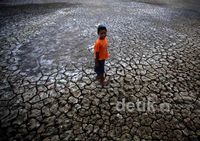 Kemarau, Tambak Ikan Kekeringan