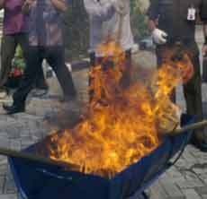 Narkoba Rp 300 Juta Dimusnahkan di Medan