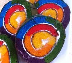 Resep Cake: Rainbow Roll a la Yongki