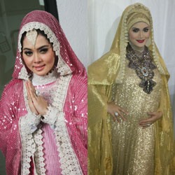 10 Busana Muslim ala Selebriti Indonesia