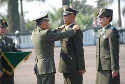  KSAD Lantik 557 Perwira Muda Secapa AD