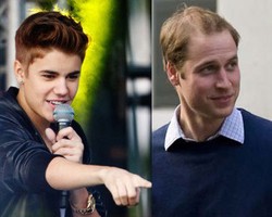 Justin Bieber Sindir Rambut Botak Pangeran William