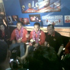 Triyatno dan Eko Yuli Sudah Tiba di Jakarta