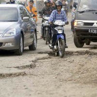Perbaikan Jalan Rusak Tahun 2012 Habiskan Rp 86 Miliar