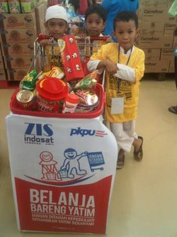 Berbagi Kebahagiaan Ramadan, PKPU Gelar Belanja Bareng Yatim