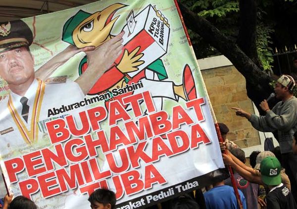 Peduli Tuba Demo KPU