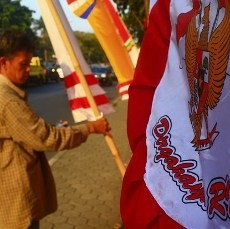 Ramadan, Penjualan Bendera Merah Putih Turun Drastis