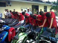 6 Siswa SMP Ini Ditangkap karena Curi 33 Sepeda Motor