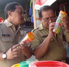 Razia Mamin, Petugas Temukan Pangan Mengandung Bahan Berbahaya