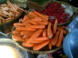 Jahe, Wortel dan Bawang Putih Impor Masih Beredar Pasar Tradisional