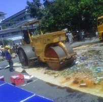 Stoom Lindas Puluhan Knalpot Bising Sitaan Polisi