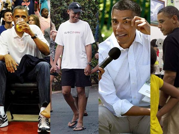 9 Aksi Paling Alamiah dari Presiden Obama