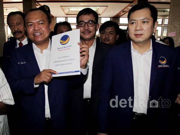 Hary Tanoe Cs Daftarkan Partai NasDem ke KPU