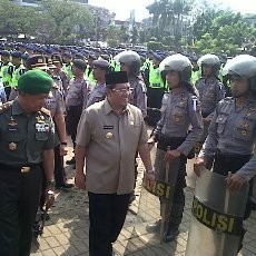 Personel Gabungan Apel Gelar Pasukan Ketupat Lodaya 2012