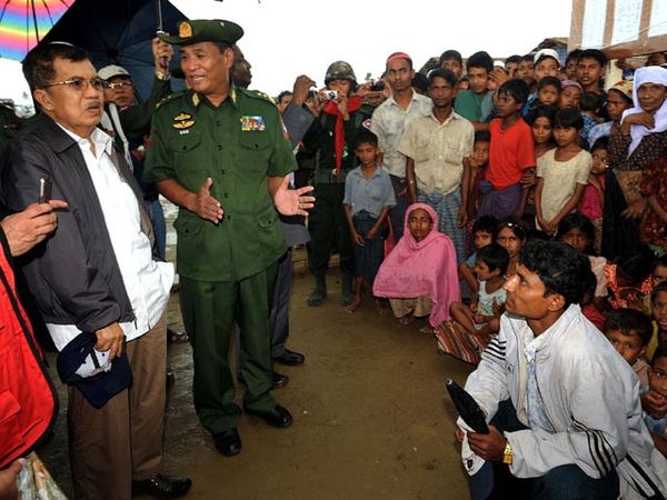 JK Tinjau Pengungsi Rohingya