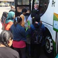 Gantikan Pembantu Mudik, Sejumlah Warga Pacitan Bertolak ke Jakarta