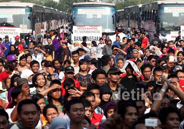 Pedagang Jamu Mudik Bareng