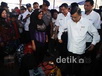 JK Tinjau Persiapan Mudik di Stasiun Senen