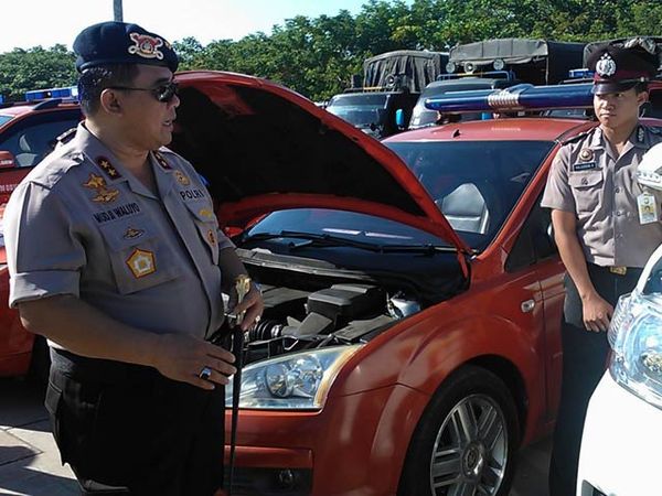 Kesiapan Kendaraan Patroli Lebaran Diperiksa