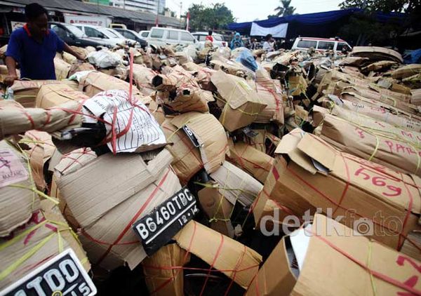 Pengiriman Paket Motor Mulai Ramai