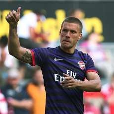 Wenger: Podolski Belum 100 Persen