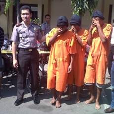 Tiga Pelaku Kejahatan Digulung