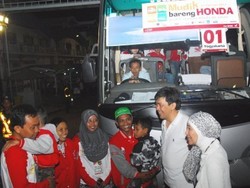 Honda dan Yamaha Lepas Pemudik