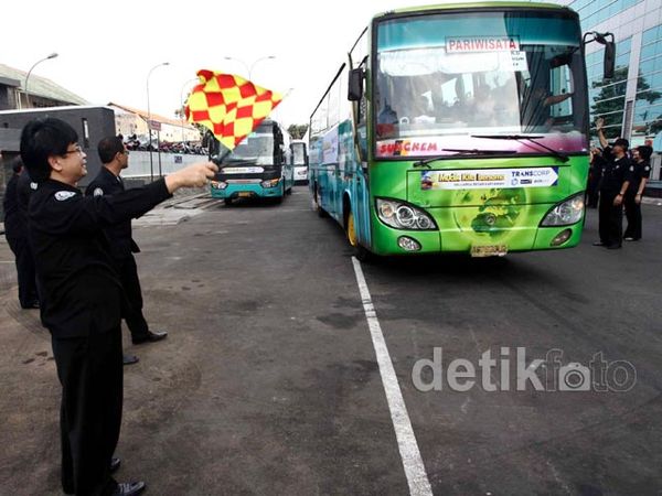 Trans Corp Adakan Mudik Gratis Bagi Karyawan