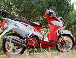 Ini Dia Modif Yamaha Xeon ala Dirgahayu Indonesia