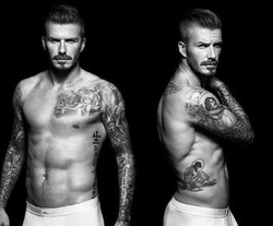  Hot! David Beckham Berkumis Tebal di Iklan Pakaian Dalam Terbaru