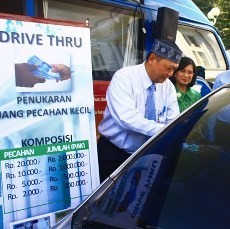 Hari Ini, Drive Thru Penukaran Uang BI Bandung Tetap Buka