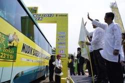 Ribuan Pelanggan Indosat Ikut Mudik Gratis